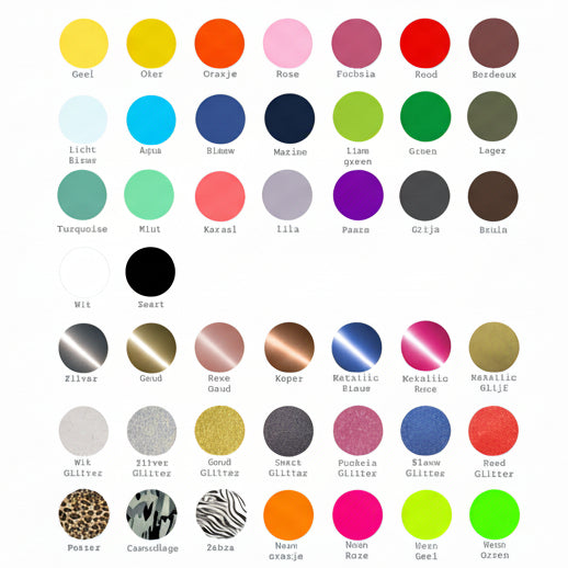 kleuren flexfolie