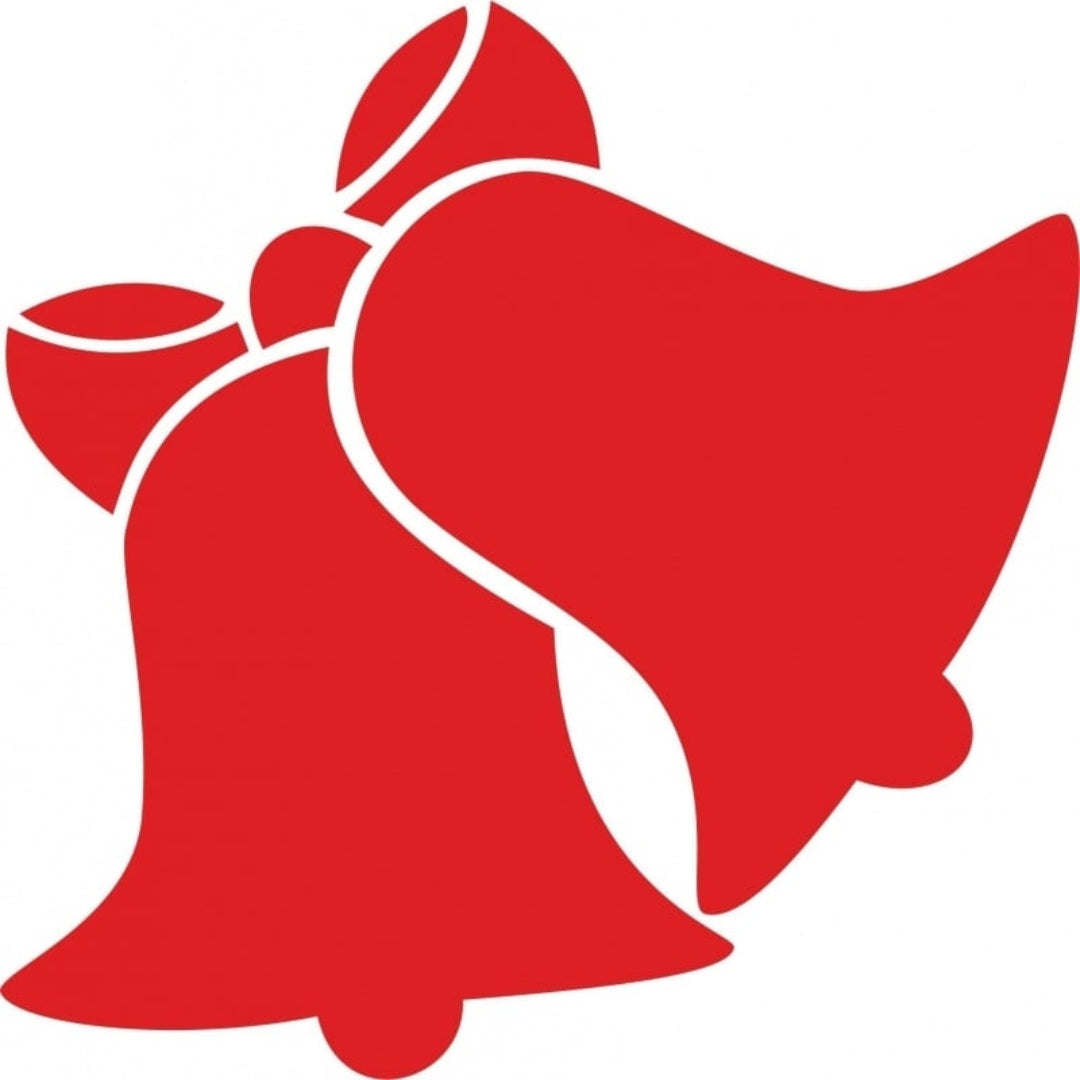 strijkapplicatie klok kerstklok