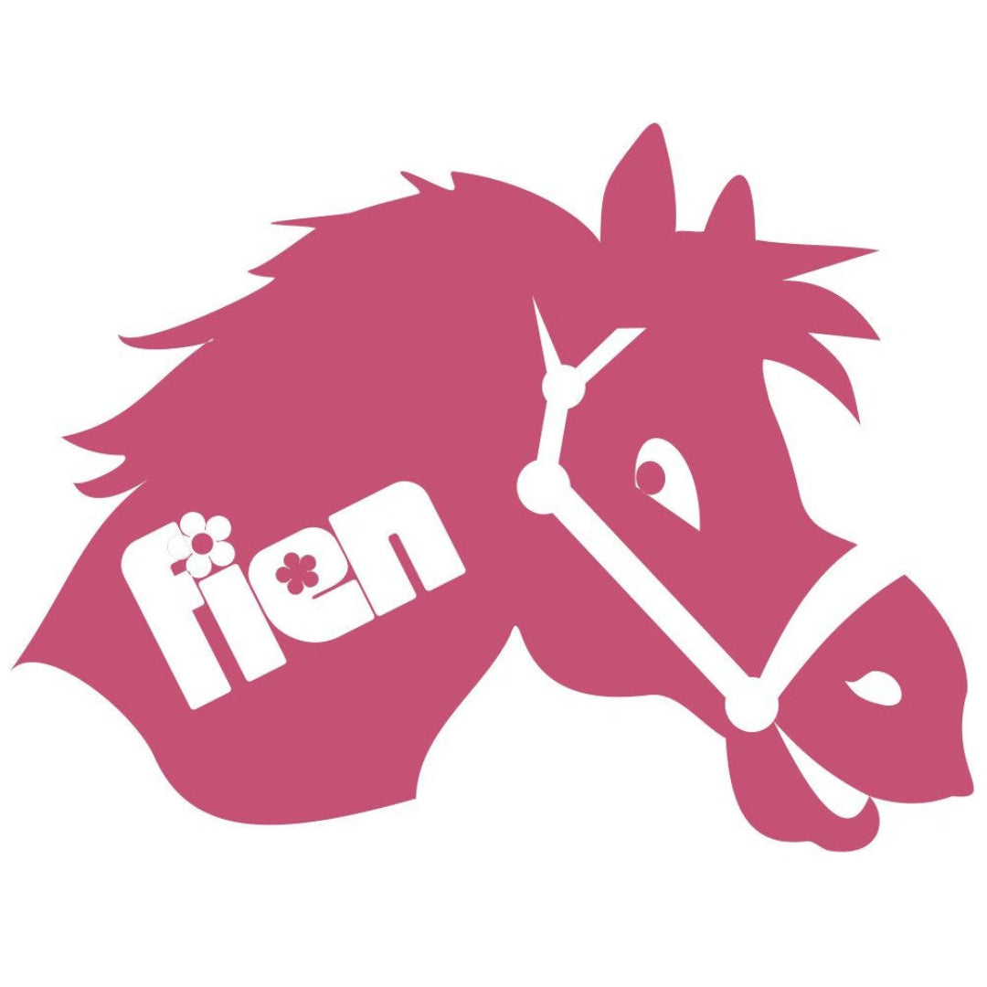 strijkapplicatie paard met naam