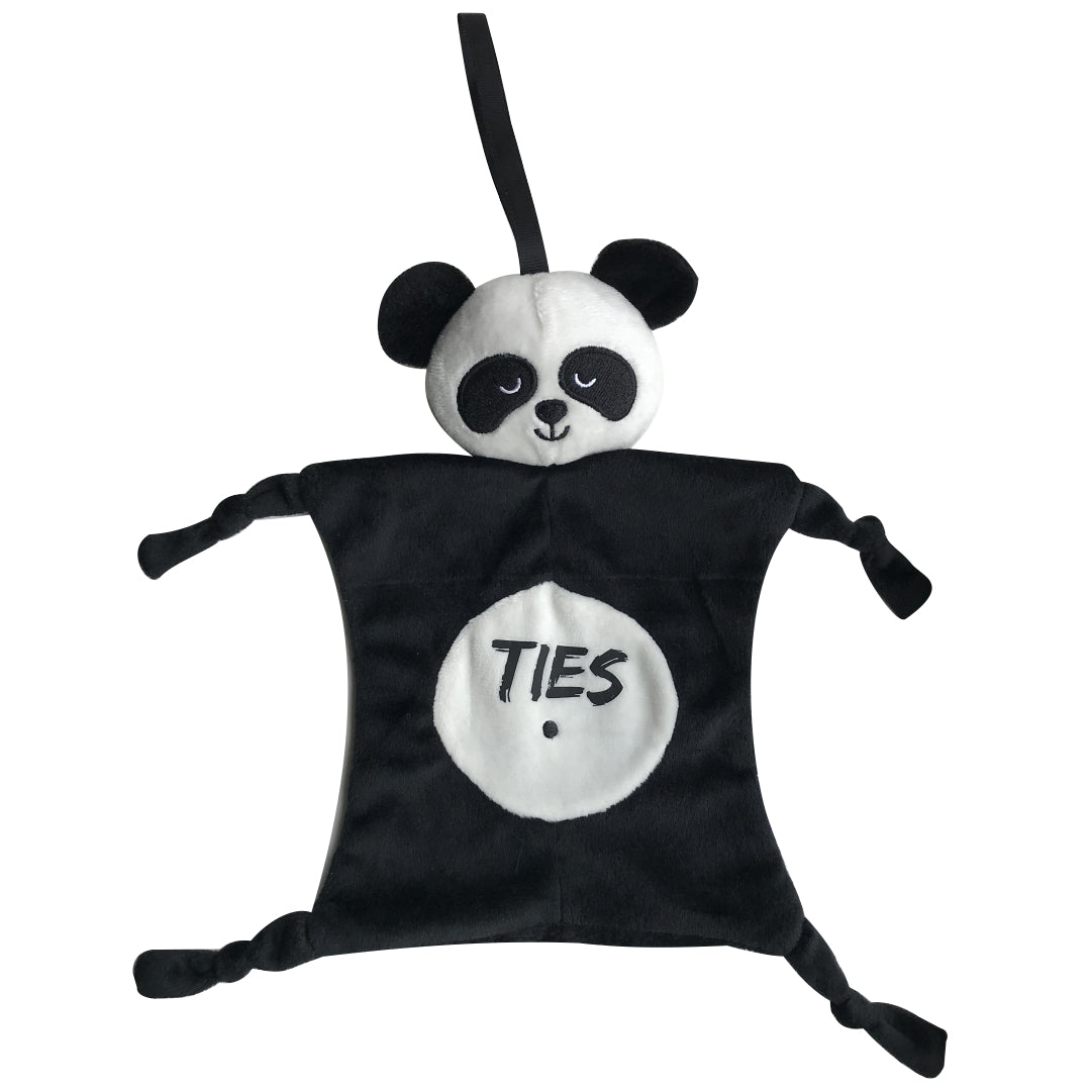 Knuffeldoekje pandabeer met naam