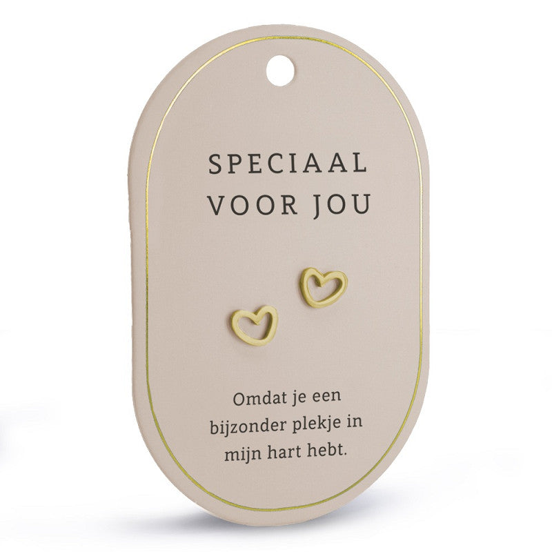 Oorbellen | voor jou | goud
