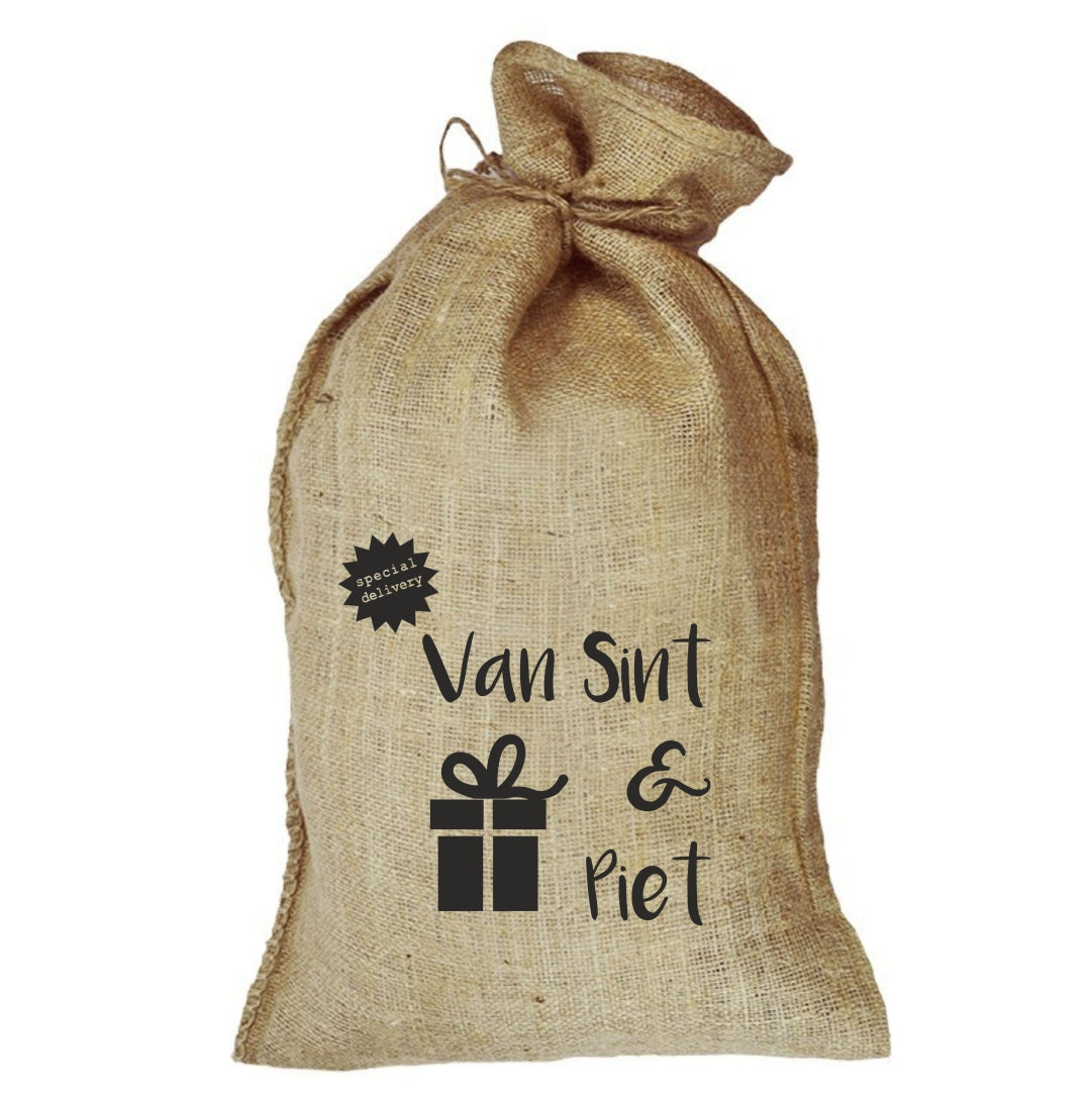 Jute zak - van sint & piet