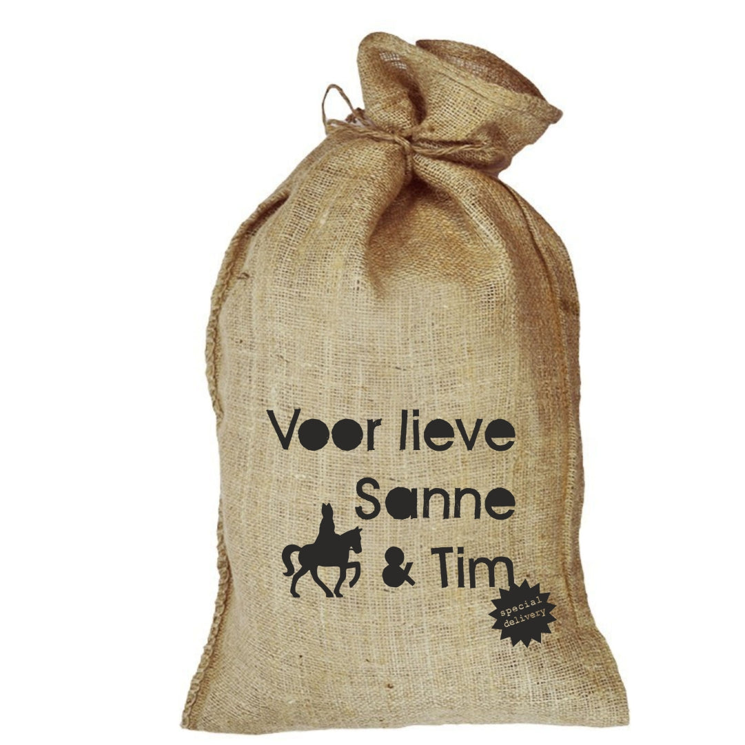 Jute zak - voor lieve...