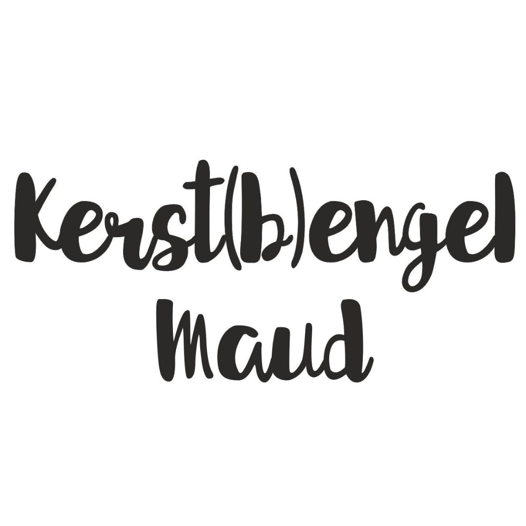 strijkapplicatie kerst(b)engel naam