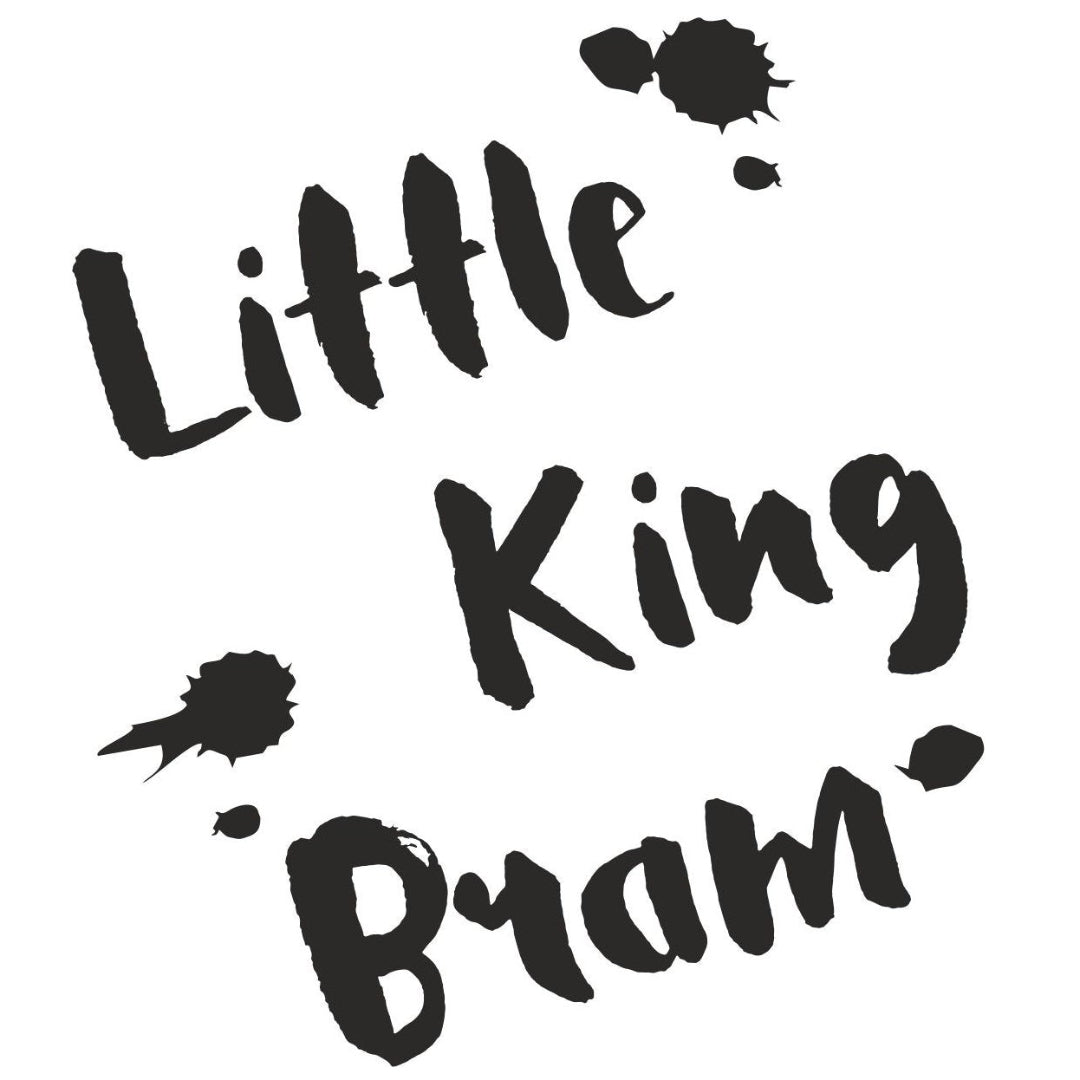 strijkapplicatie little king naam