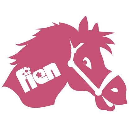 strijkapplicatie paard met naam
