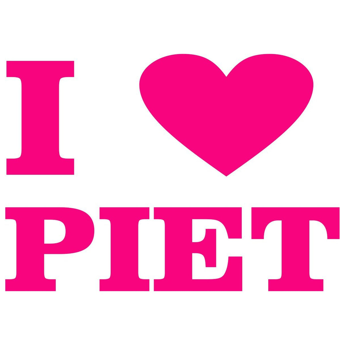 strijkapplicatie i love piet