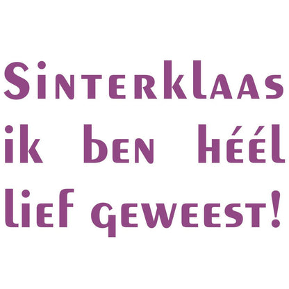 strijkapplicatie sinterklaas lief geweest