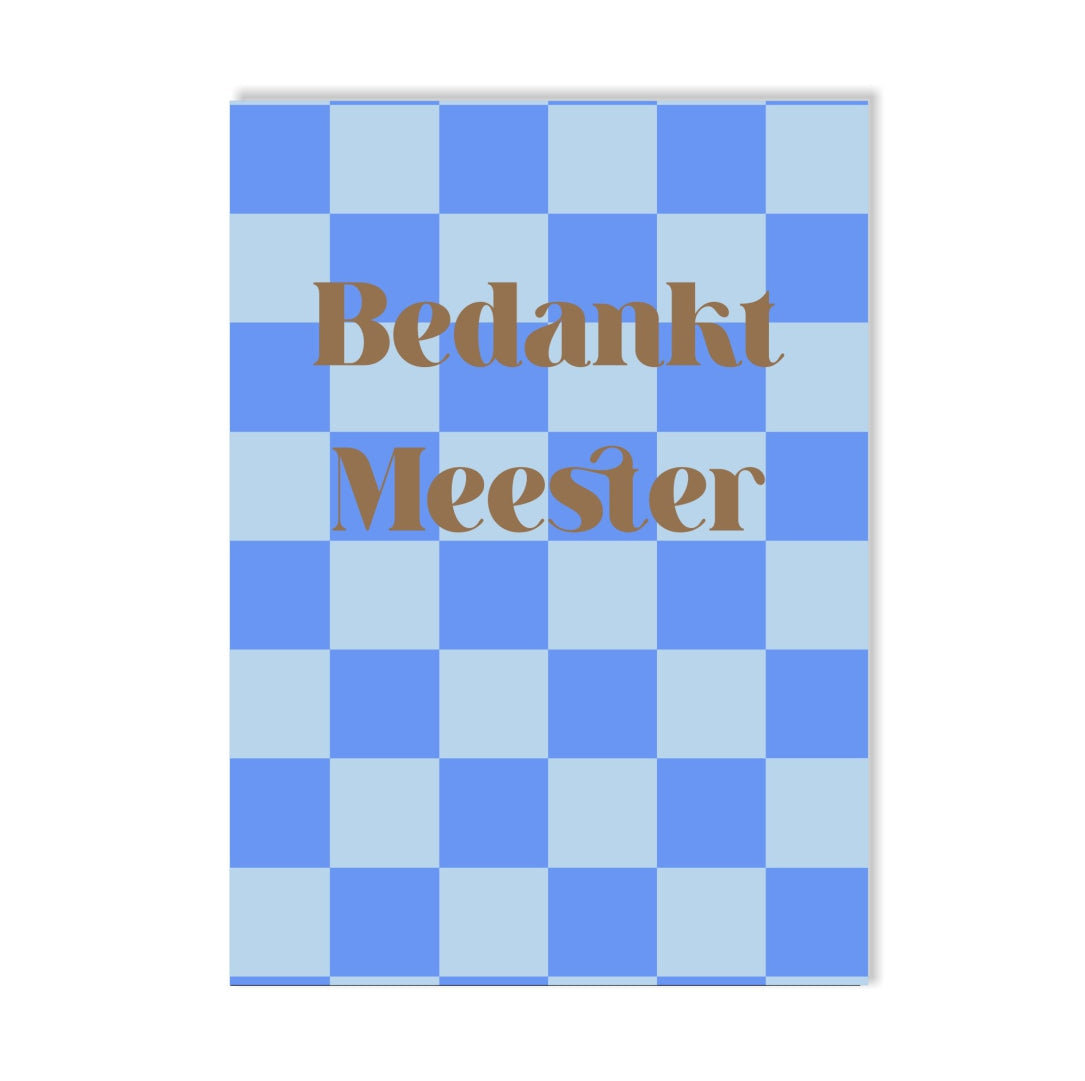 Invulkaart - meester