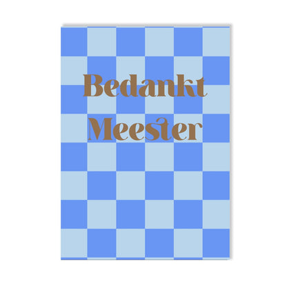 Invulkaart - meester