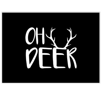 Kadokaartje - oh deer