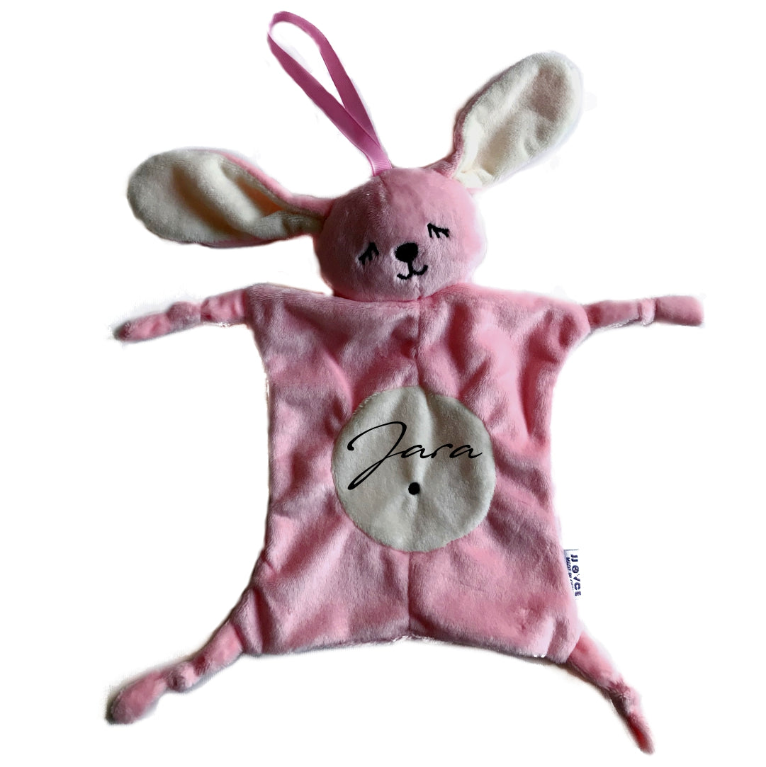 Knuffeldoekje konijntje met naam