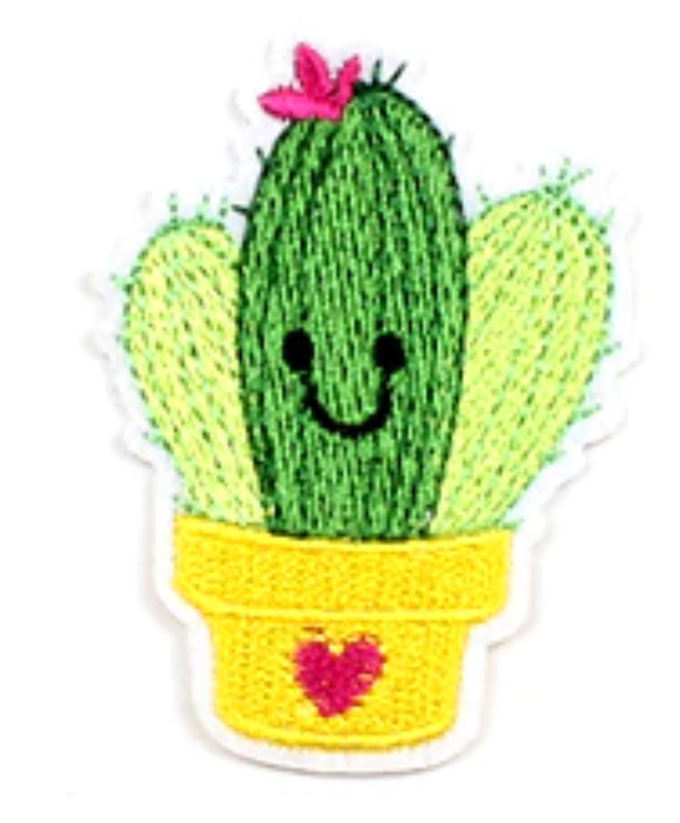 Patch cactus gezichtje