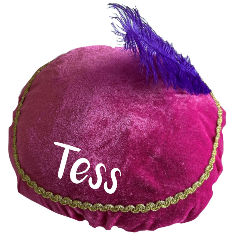 Roze pietenmuts met naam