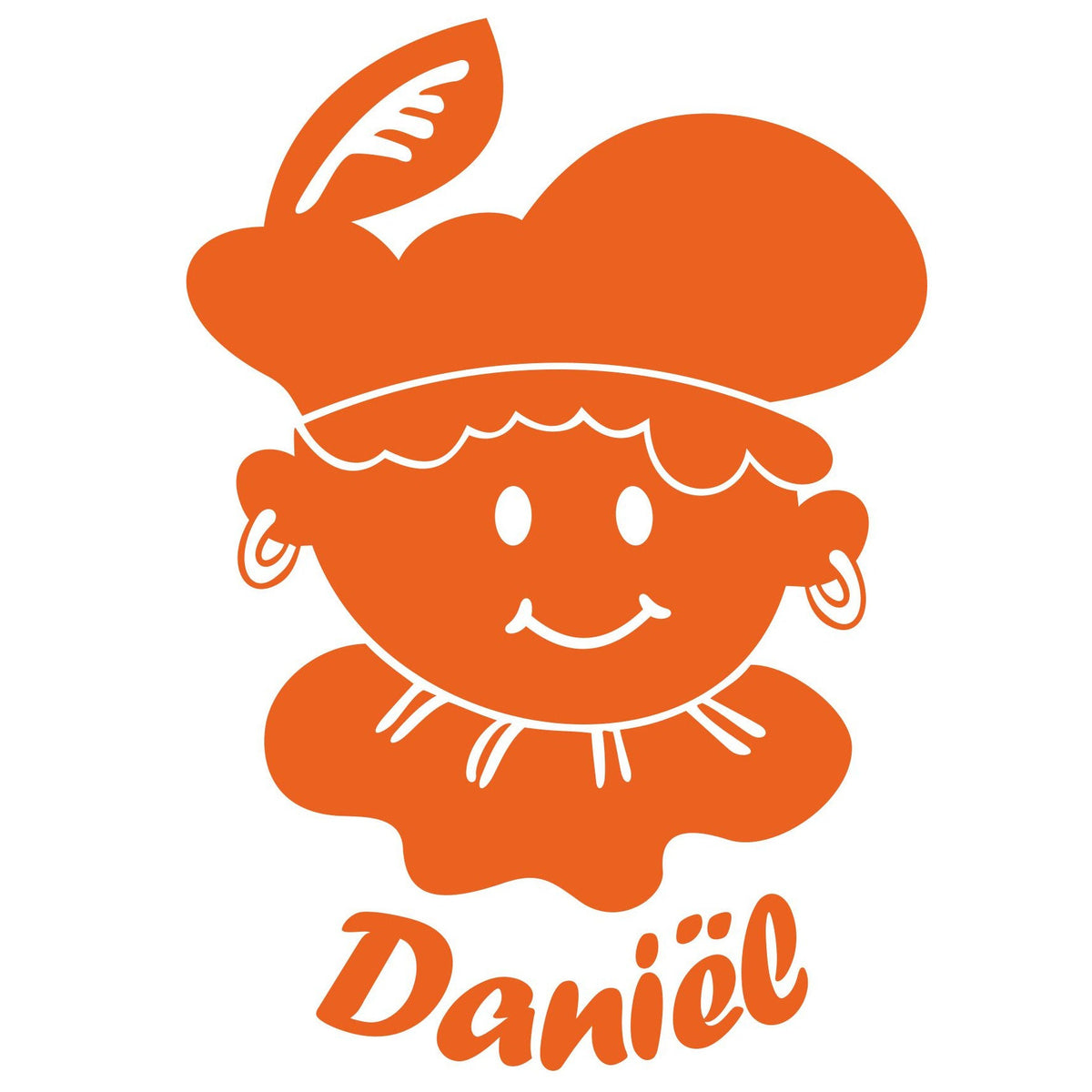 strijkapplicatie piet met naam