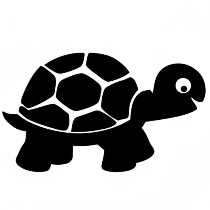 strijkapplicatie schildpad