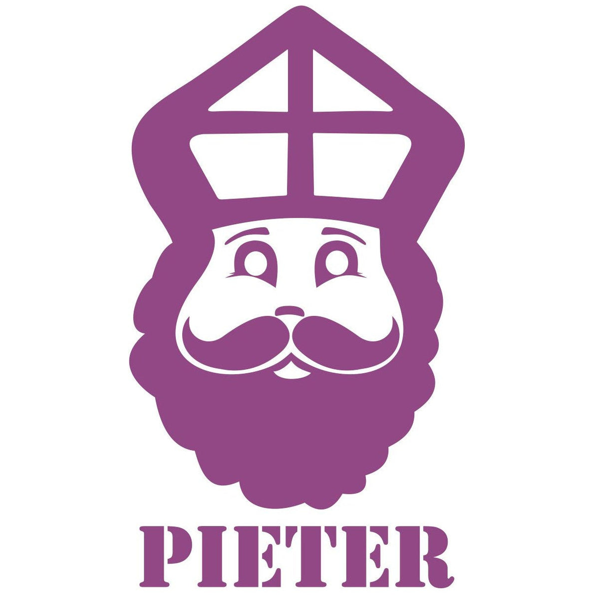 strijkapplicatie sinterklaas met naam