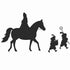 strijkapplicatie sinterklaas op paard