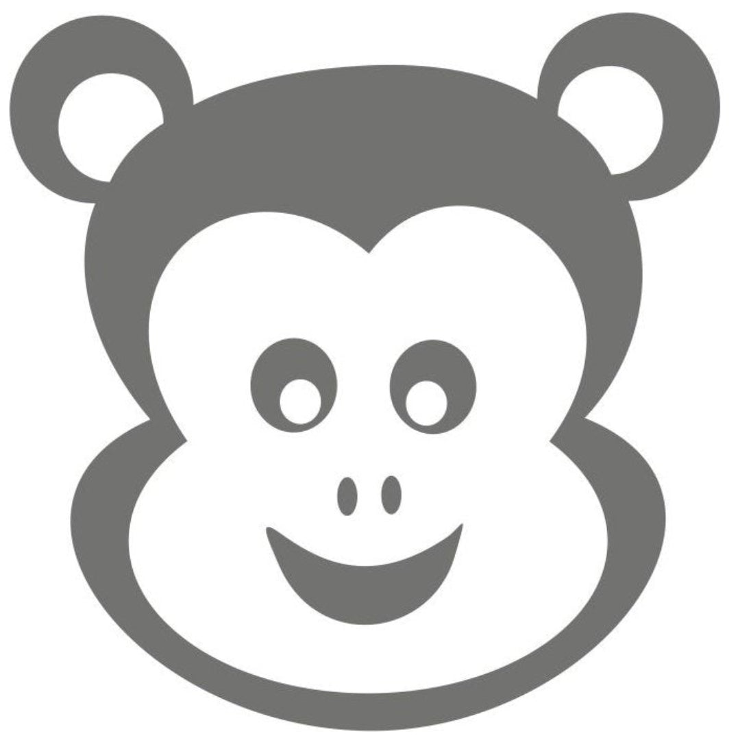strijkapplicatie Aapie