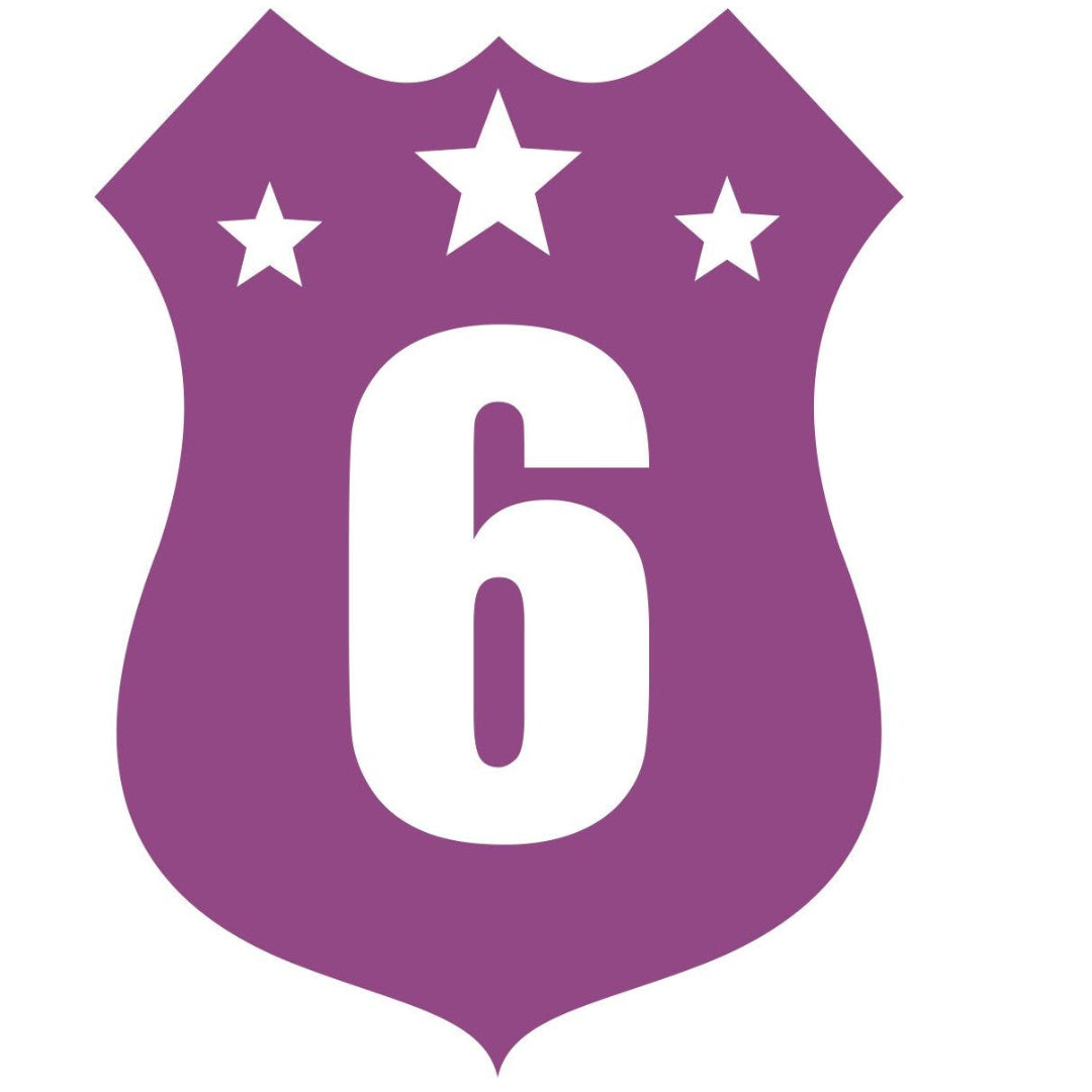 strijkapplicatie cijfer Schild - kies uit 0 t/m 9