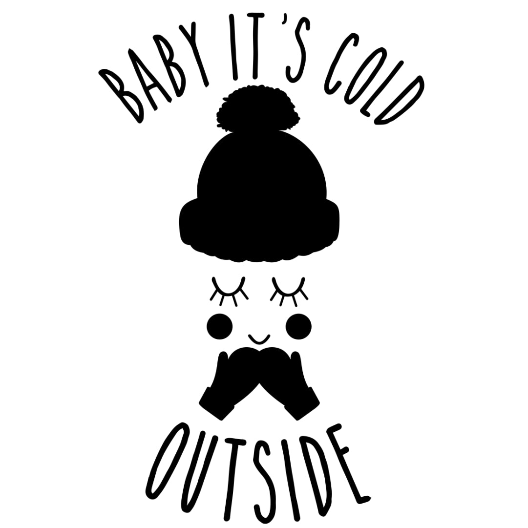 strijkapplicatie kerst cold outside