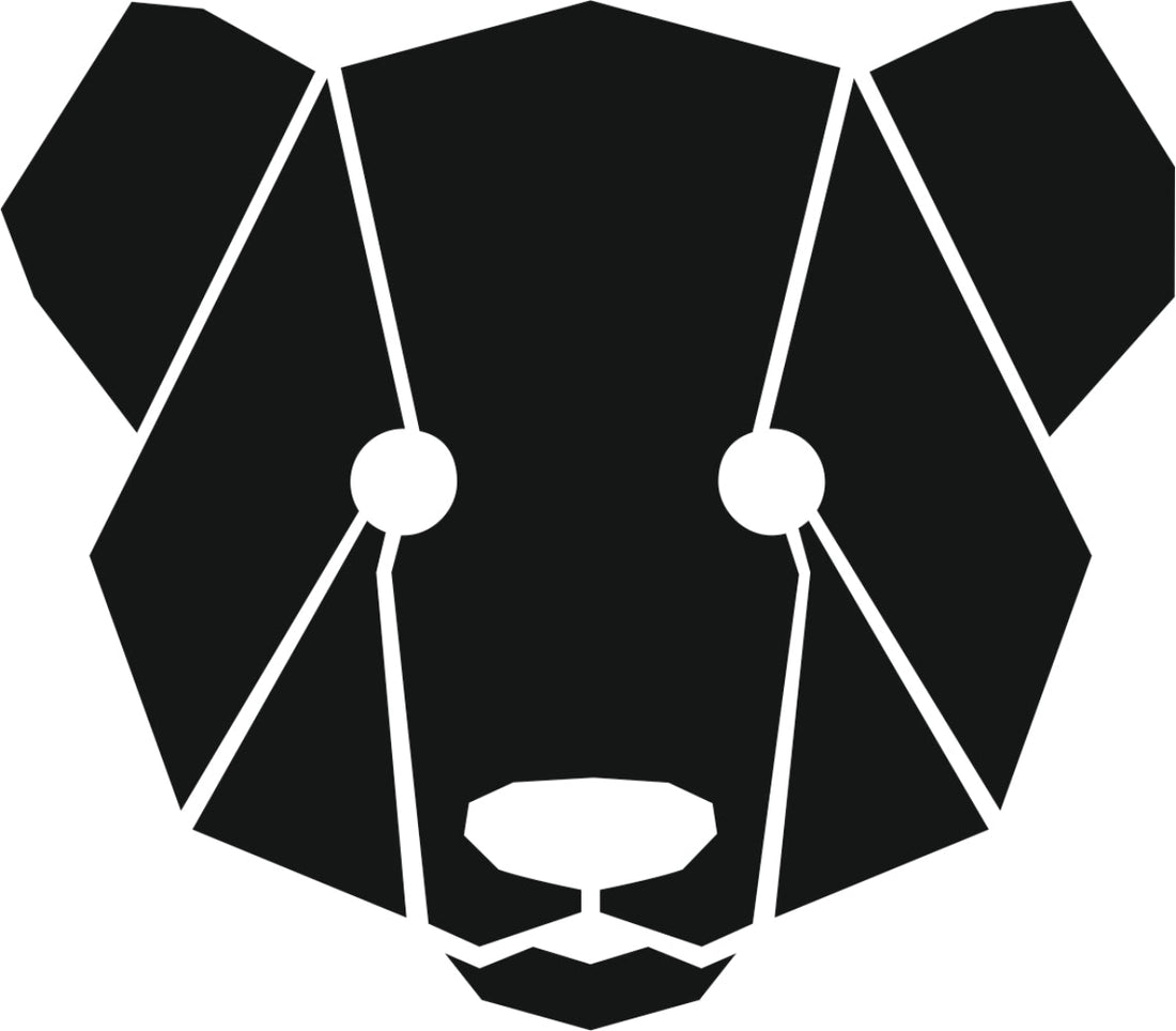 strijkapplicatie berenkop geometrisch vlakken