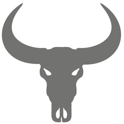 strijkapplicatie Buffel schedel
