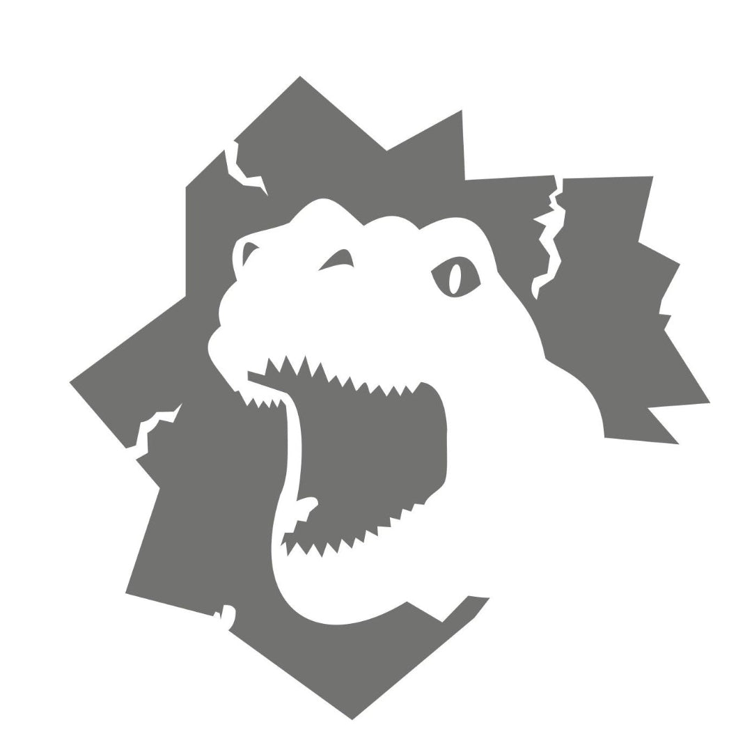 strijkapplicatie Dinokop