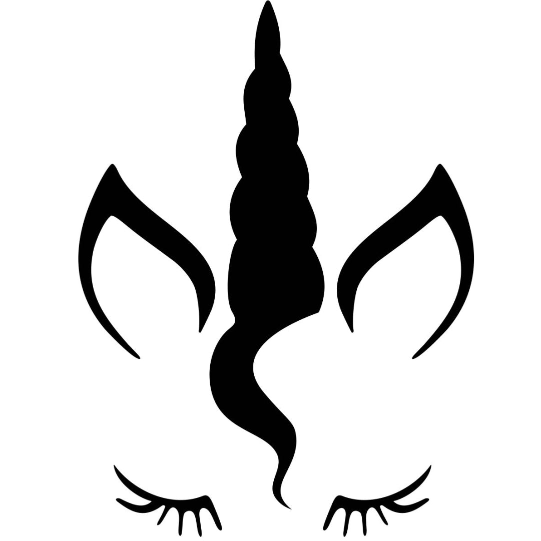 strijkapplicatie eenhoorn lokje