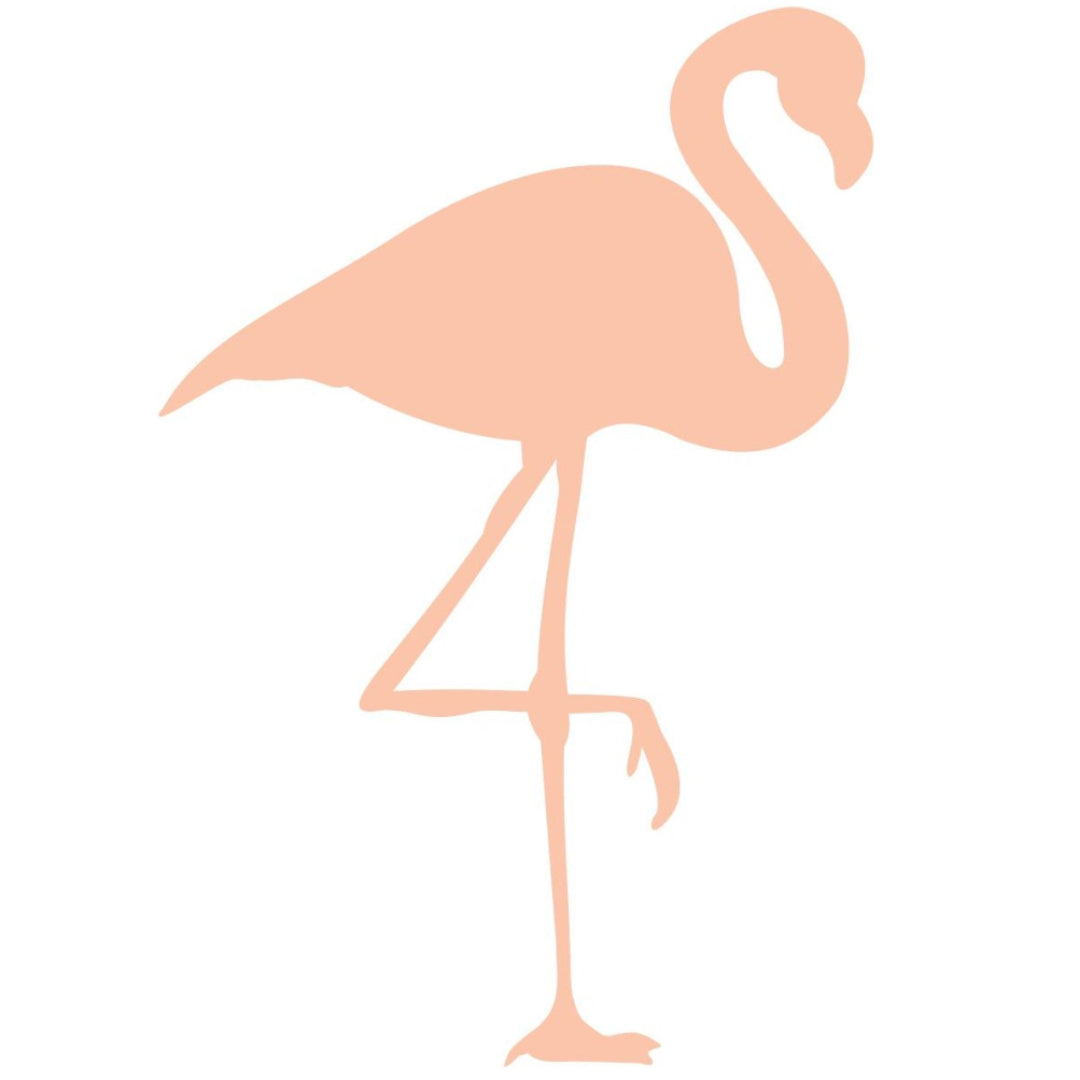 strijkapplicatie Flamingo