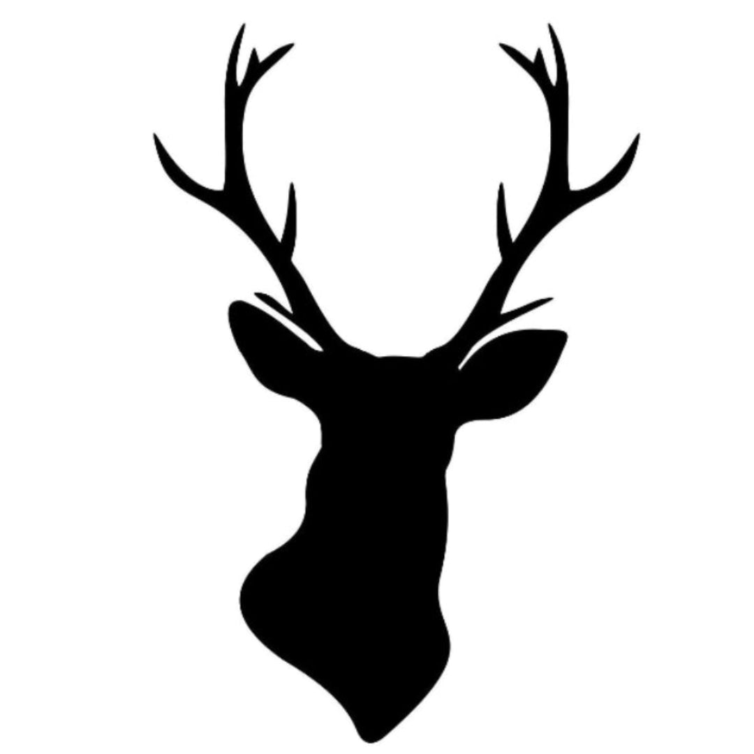 Strijkapplicatie Hert met gewei