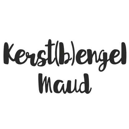 strijkapplicatie kerst(b)engel naam