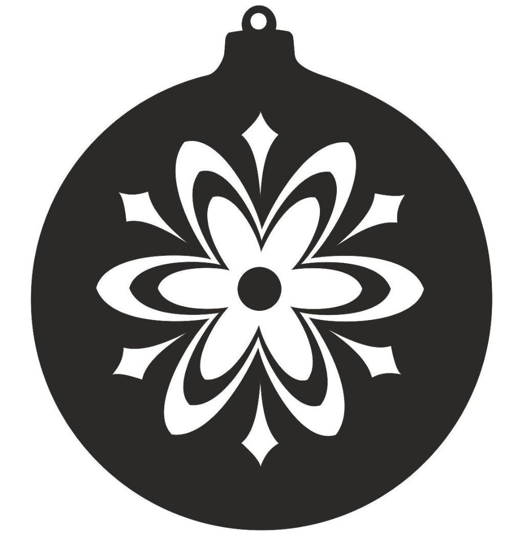 strijkapplicatie Kerstbal 2