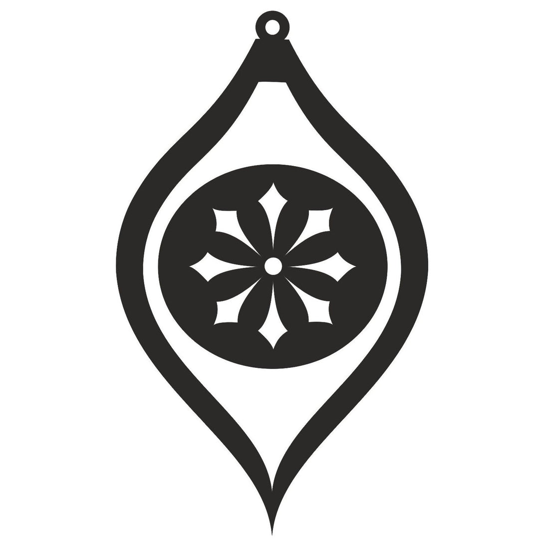 strijkapplicatie Kersthanger 1