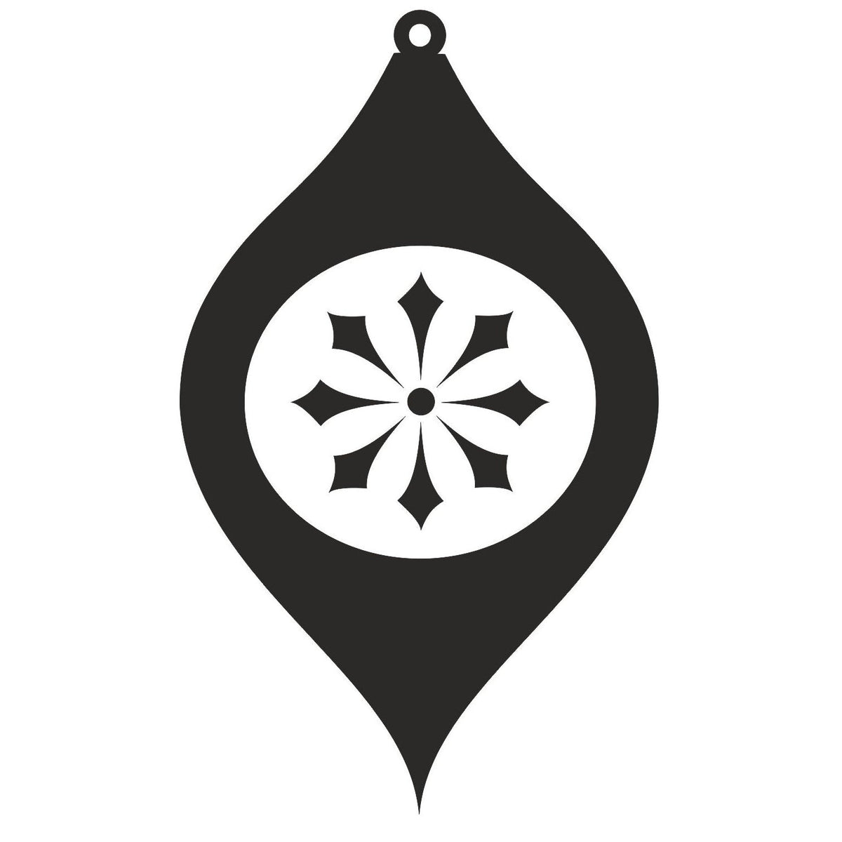 strijkapplicatie Kersthanger 2