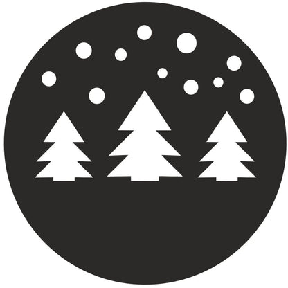 strijkapplicatie kerstbomen sneeuw kerstbomen