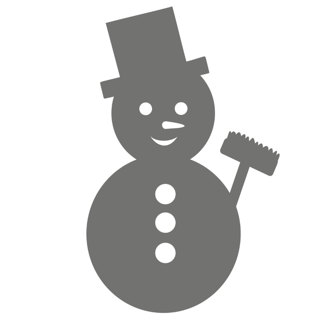 strijkapplicatie Sneeuwpop