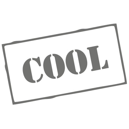 strijkapplicatie Stempel Cool