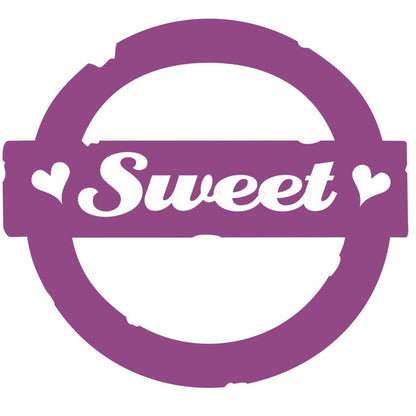 strijkapplicatie Stempel Sweet