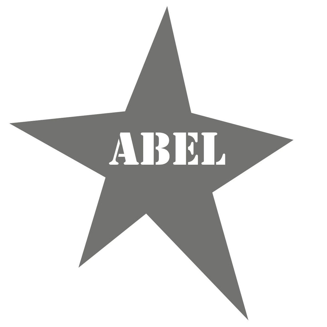 strijkapplicatie Ster onregelmatig naam 1