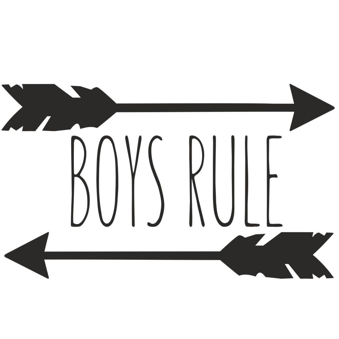 strijkapplicatie boys rule