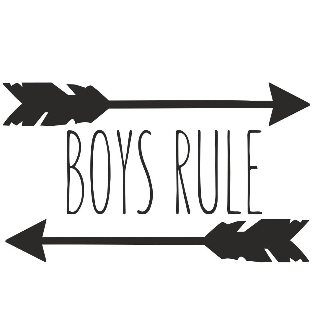 strijkapplicatie boys rule