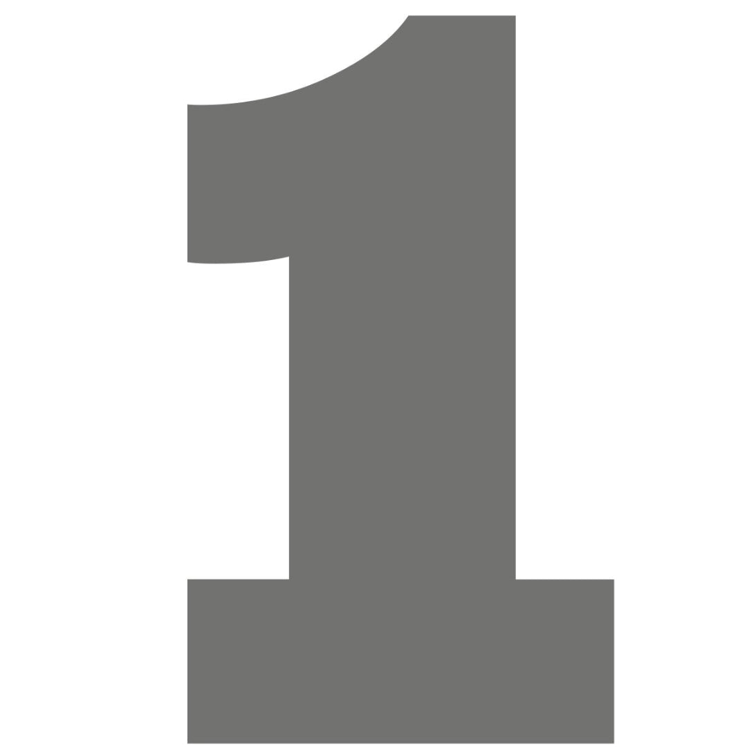 strijkapplicatie cijfer stoer - kies 0 t/m 9