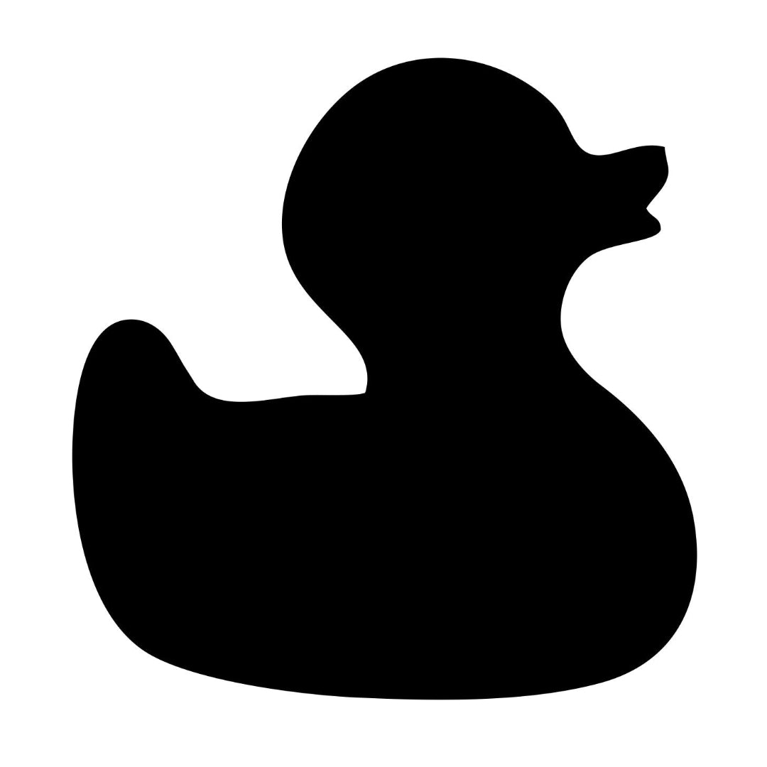strijkapplicatie eend