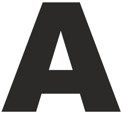 strijkapplicatie letter