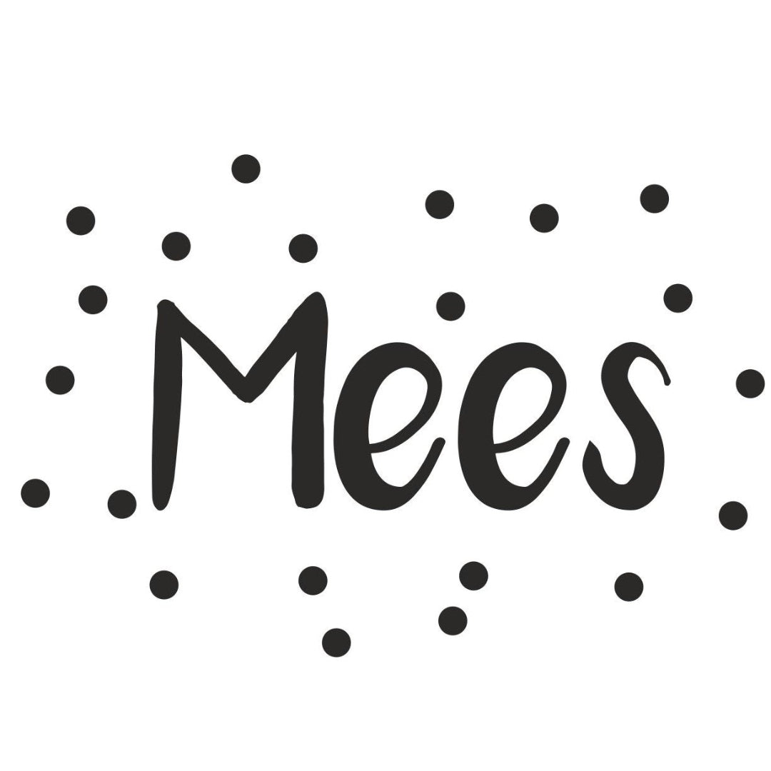 strijkapplicatie naam confetti