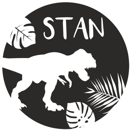 strijkapplicatie naam jungle dino