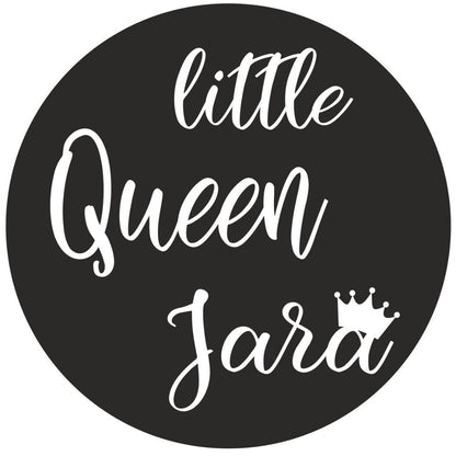 strijkapplicatie little Queen naam