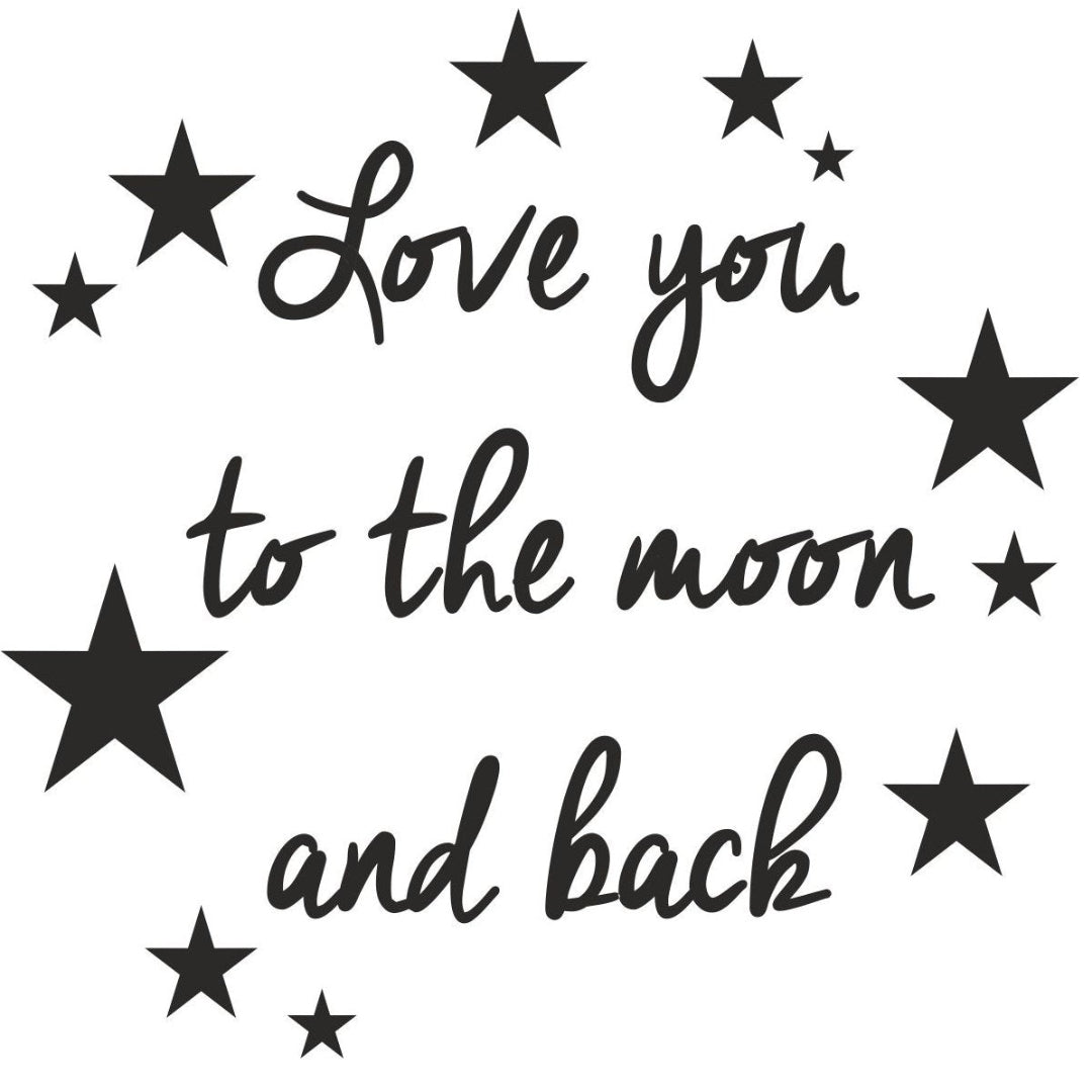 strijkapplicatie to the moon