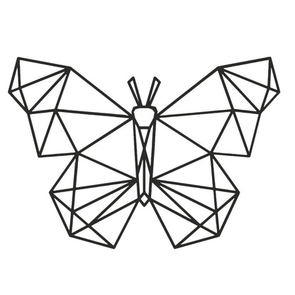 strijkapplicatie vlinder geometrisch